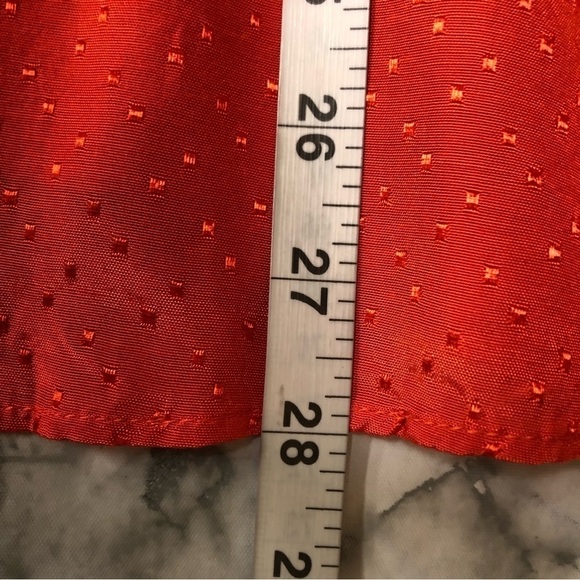 Charter Club Orange Swiss Dot Blouse Size PXL Petite NWT - Picture 5 of 6